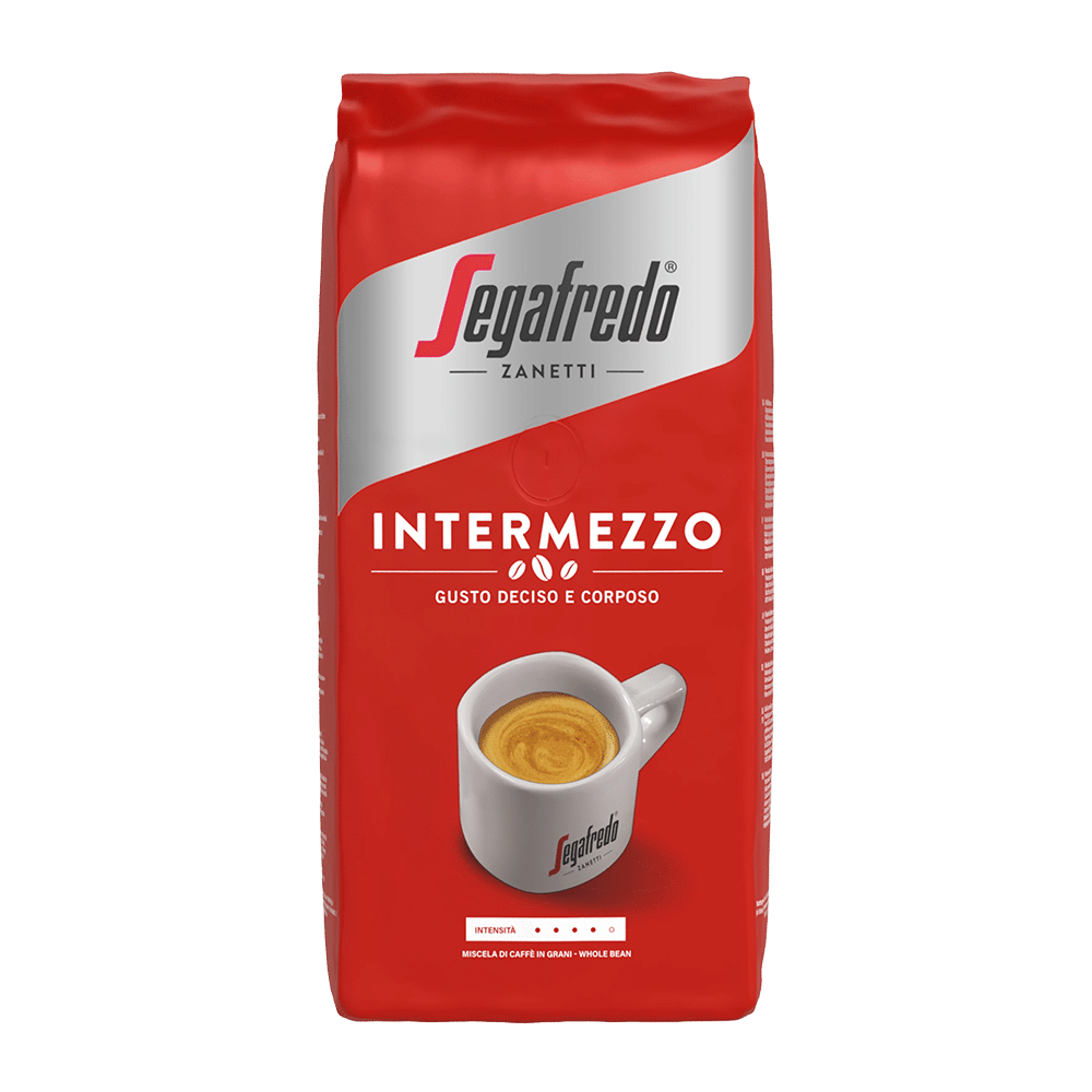 segafredo intermezzo 1kgbeans front