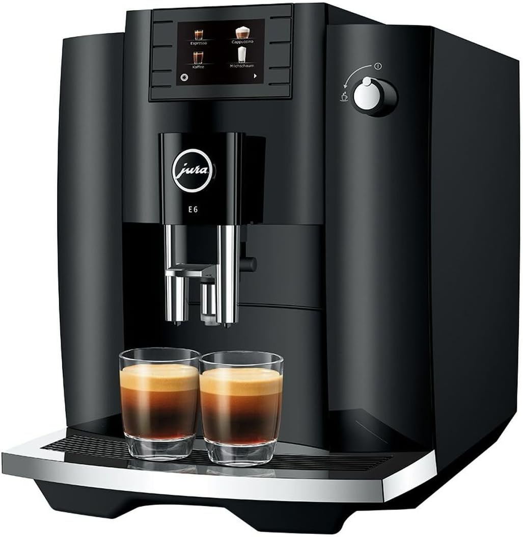 Volautomatische espressomachine JURA E 6 Piano Black (EC)