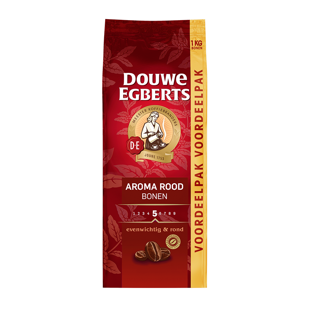 Douwe Egberts Aroma Rood Voordeelpak - Koffiebonen 1 KG