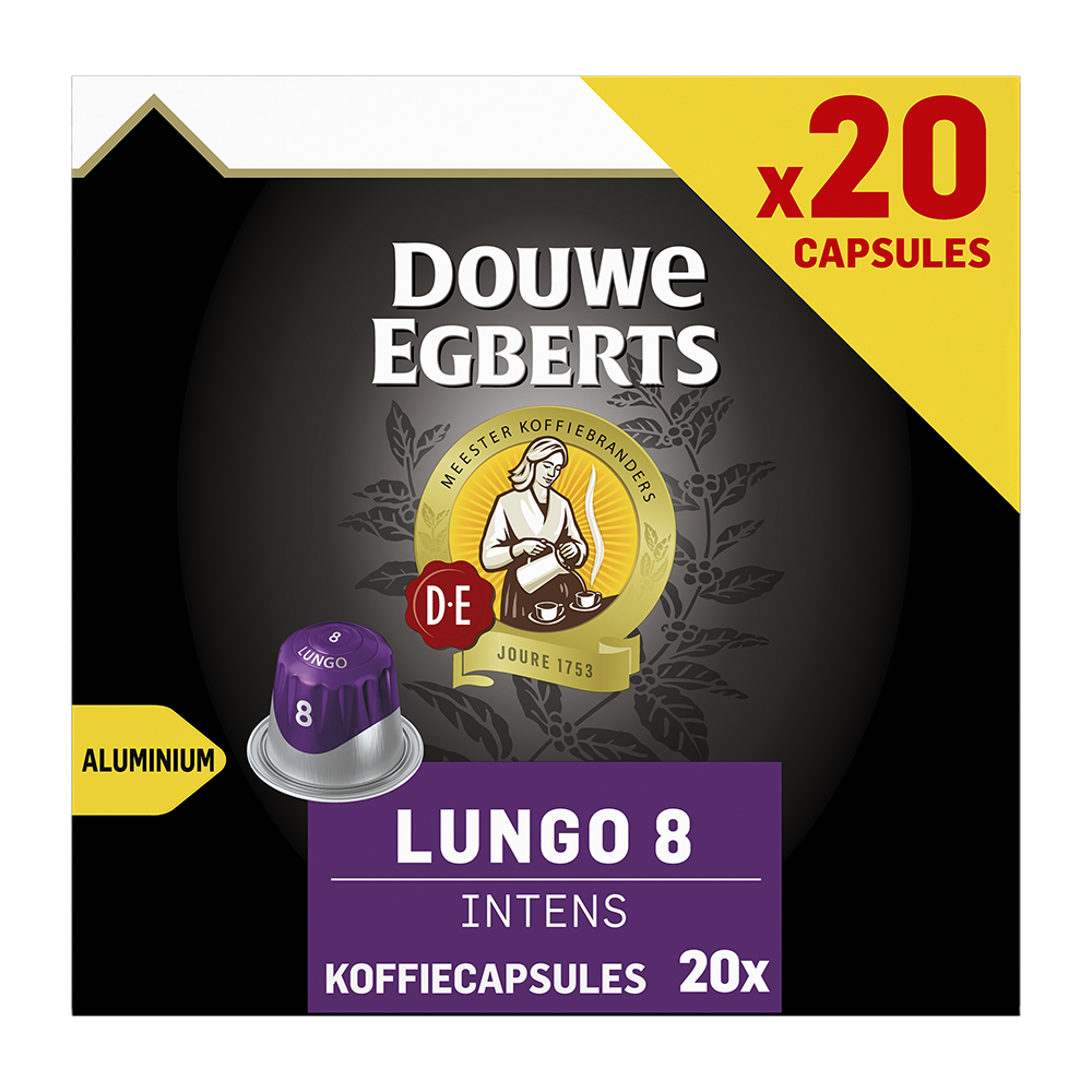 Douwe Egberts Lungo Intens - 20 koffiecups