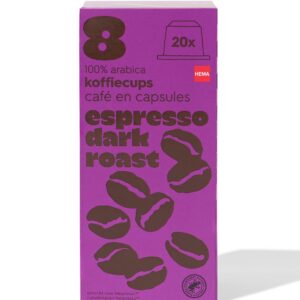 HEMA Koffiecups espresso dark roast - 20 stuks