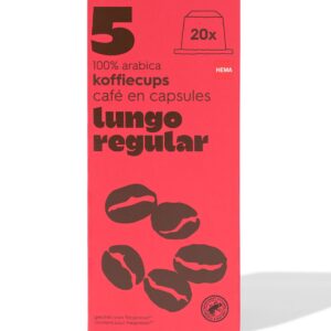 HEMA Koffiecups lungo regular - 20 stuks