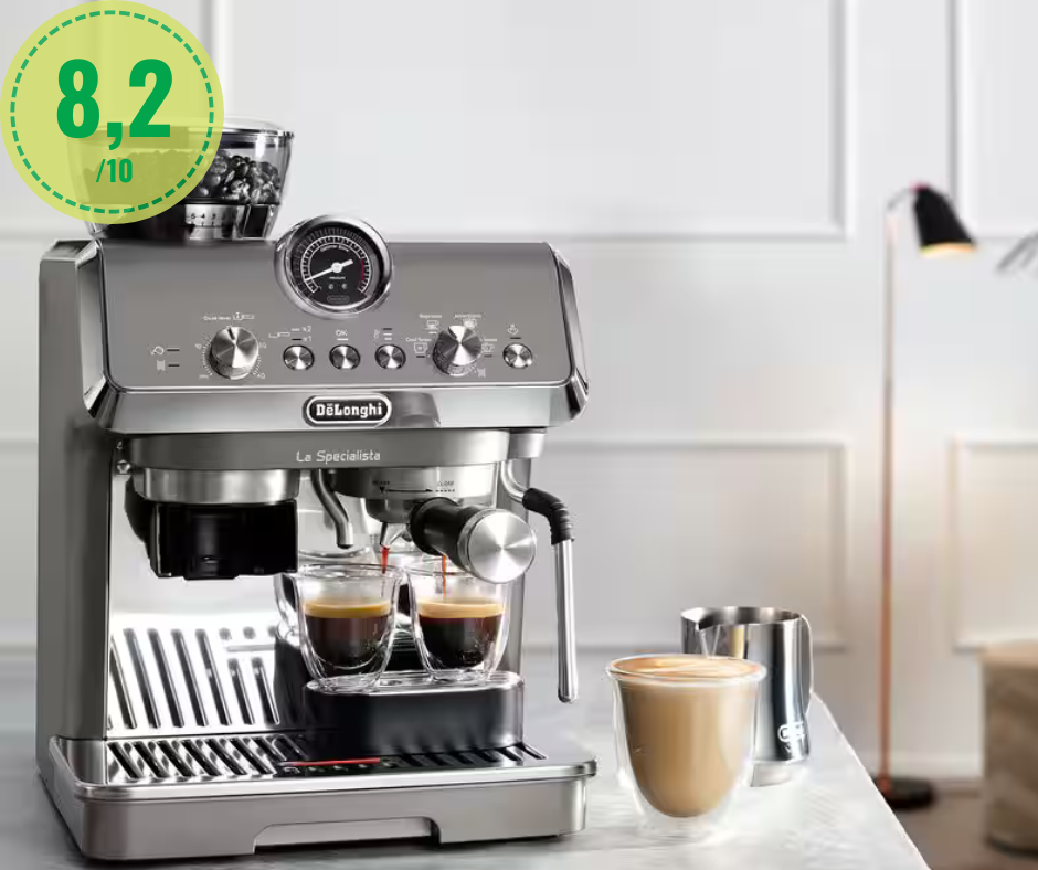 Top 5 beste pistonmachines Sage Oracle Jet, Sage Barista Touch, Sage Barista Express, DeLonghi La Specialista, SMEG